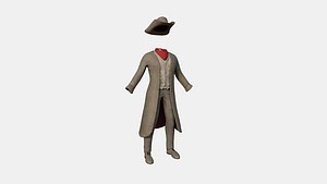 3D Cowboy Outfit A03 - Character Fashion Design