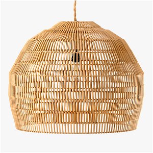 Couleur Locale Namar roped rattan spherical lamp