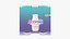 Lot de 4 flacons Danone Actimel