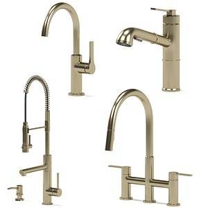 KRAUS kitchen faucets collection 3D