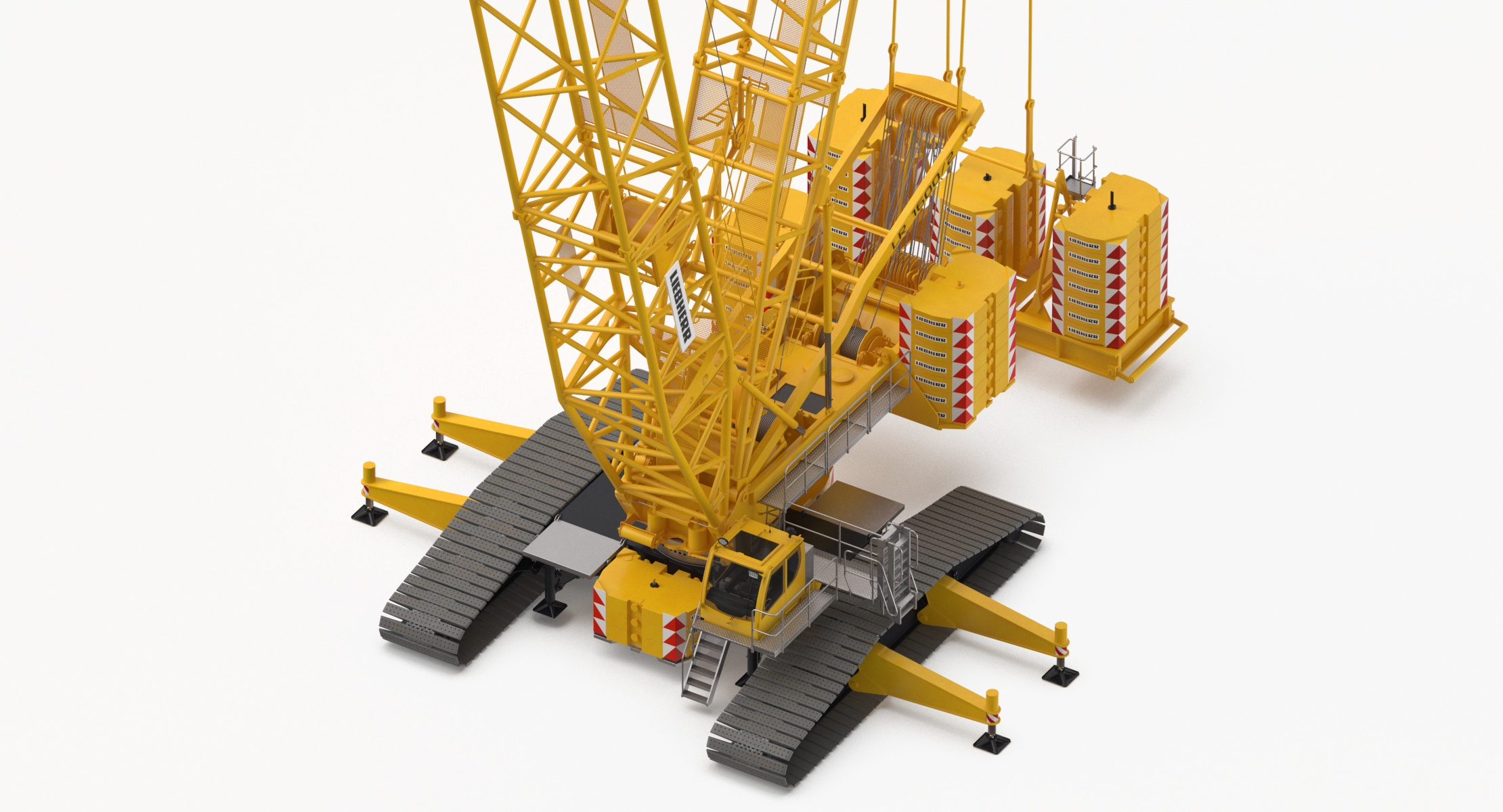 Liebherr lr 1600 2 3D model - TurboSquid 1710993