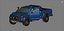 Generic Pickup Truck Real Time lowpoly