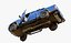 Generic Pickup Truck Real Time lowpoly