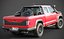 Generic Pickup Truck Real Time lowpoly