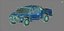 Generic Pickup Truck Real Time lowpoly