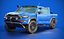 Generic Pickup Truck Real Time lowpoly