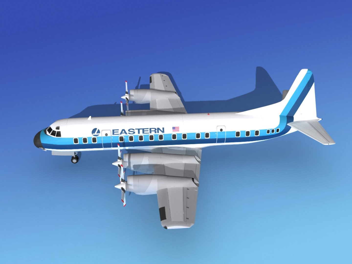 3d propellers electra airline lockheed