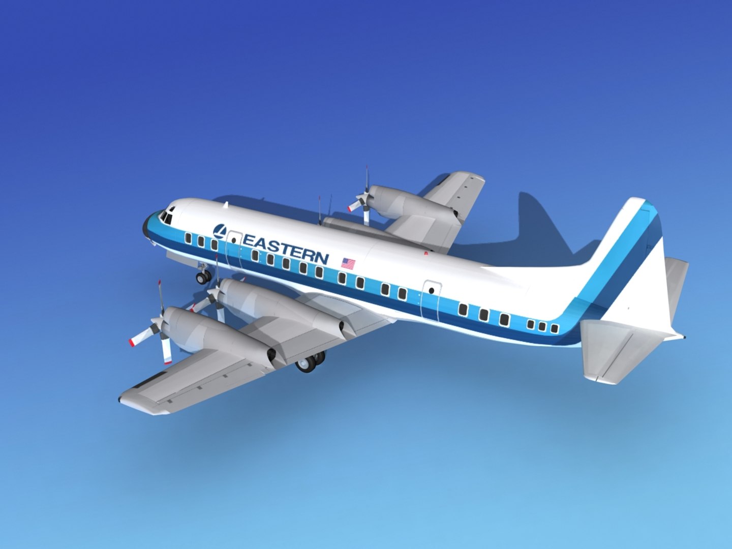 3d propellers electra airline lockheed