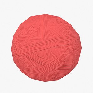 Wool ball low poly