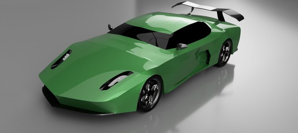 custom car 3D model