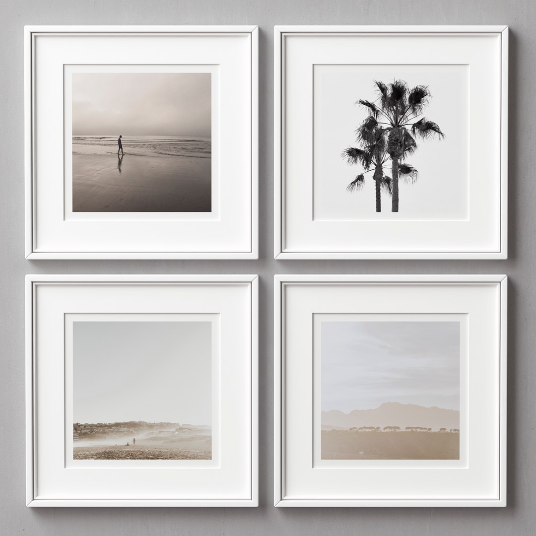 Picture Frames Set 3D TurboSquid 1594838