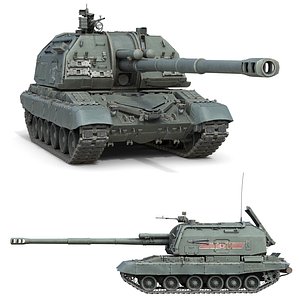 2S19 Msta-S Self Propelled howitzer