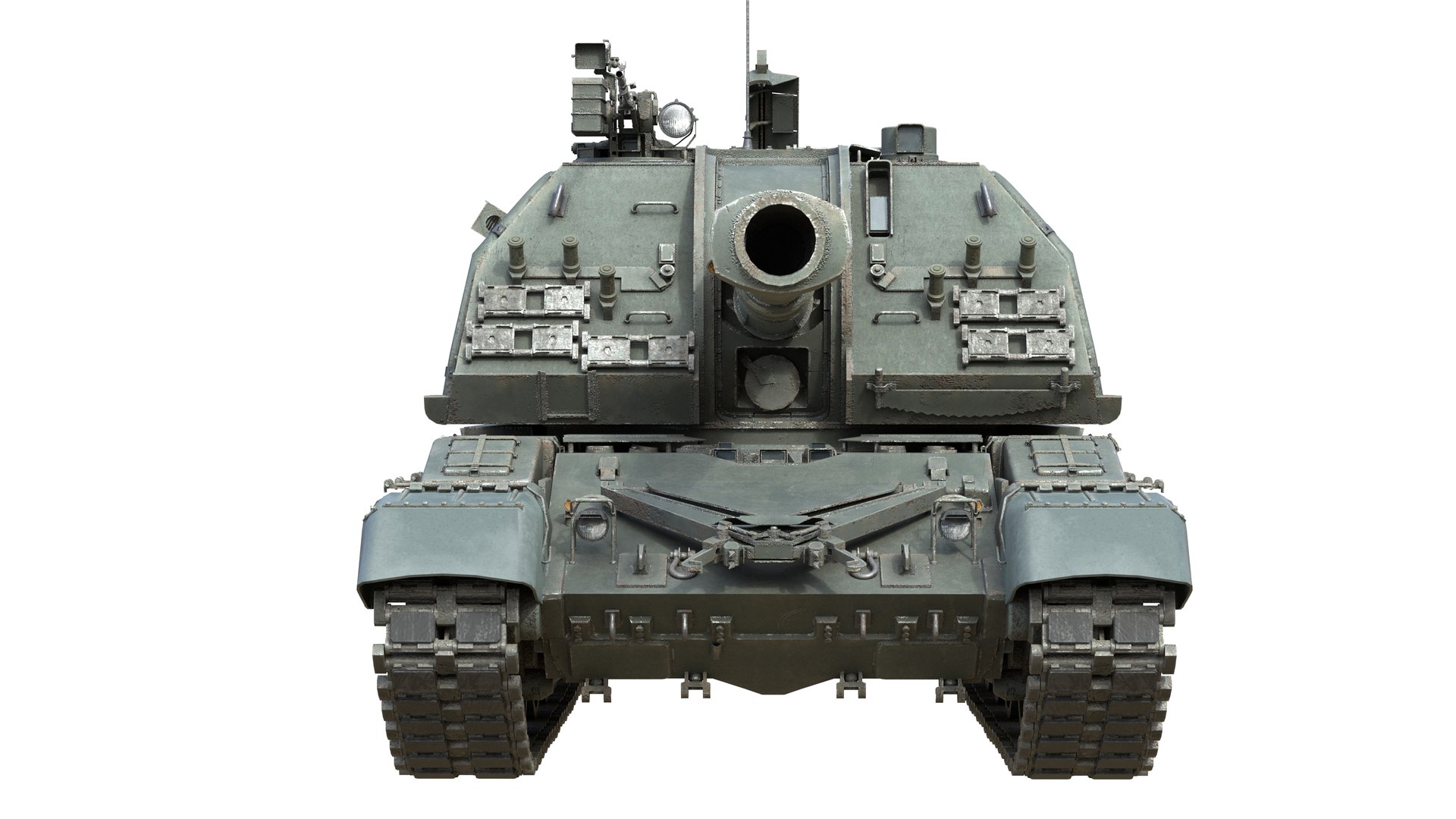 3D Model 2S19 Msta-S Self Propelled Howitzer - TurboSquid 2342310