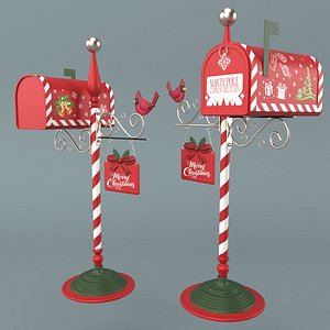 Santas Mailbox 3D model