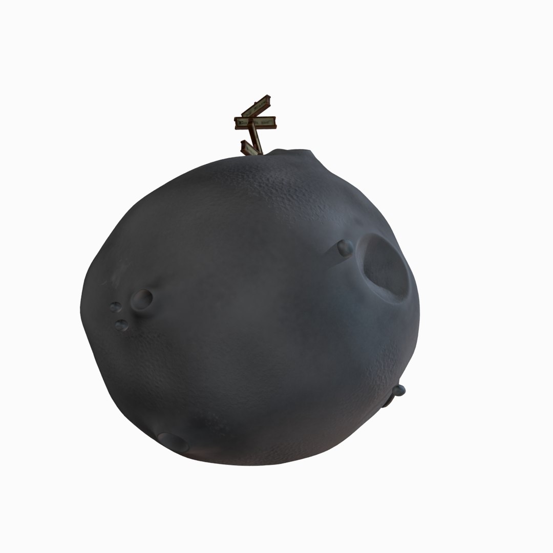 Mini Moon 3d Obj