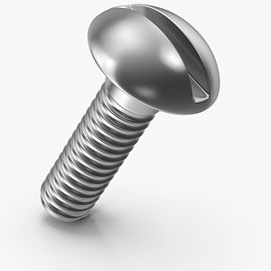 3D Steel Bolt model