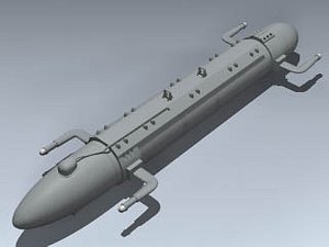 ecm pod 3d model