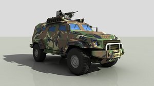 3d model turkish armored car cobra