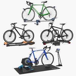 Bikes with Platform Collection 2 3D model