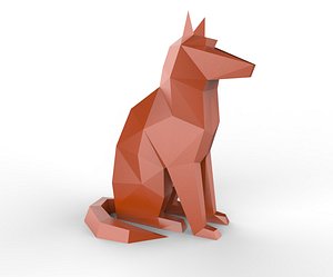 dog 3D model