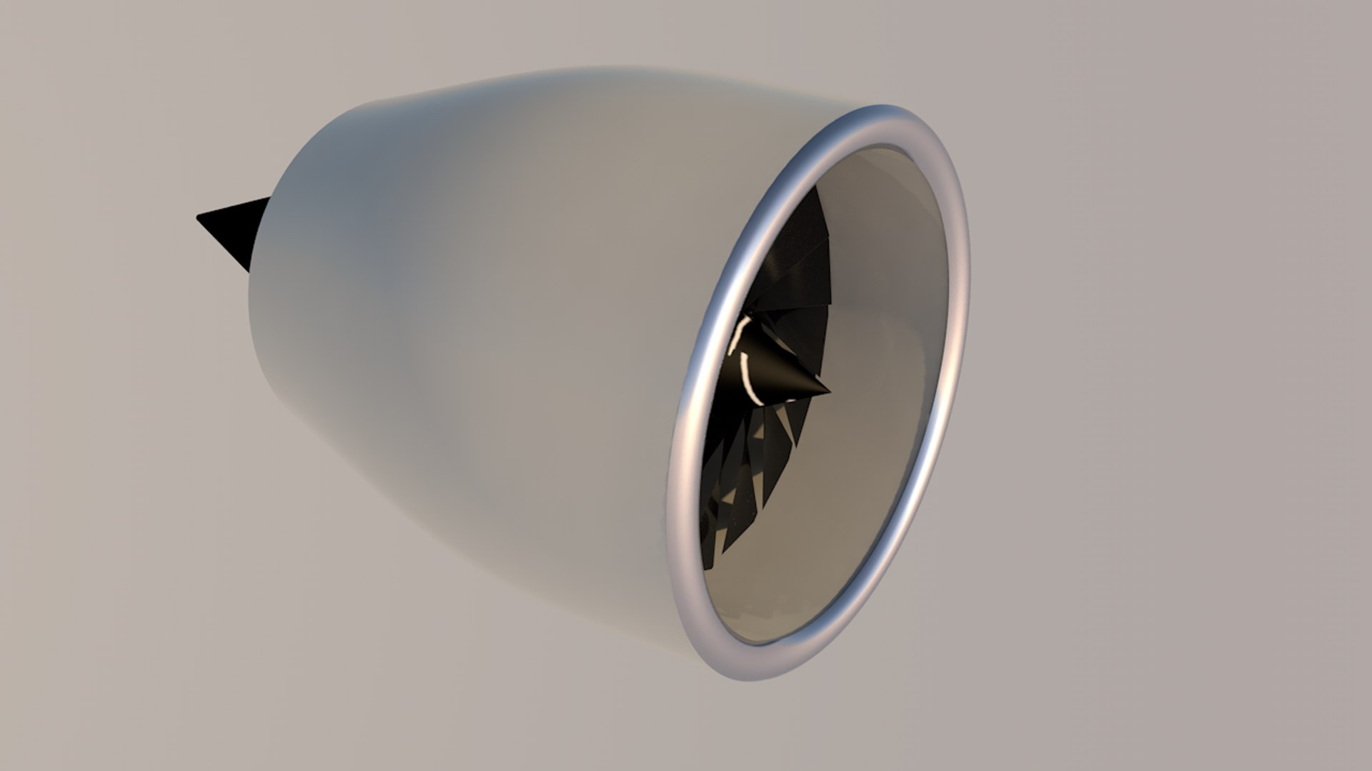 Simple Jet Engine 3d C4d