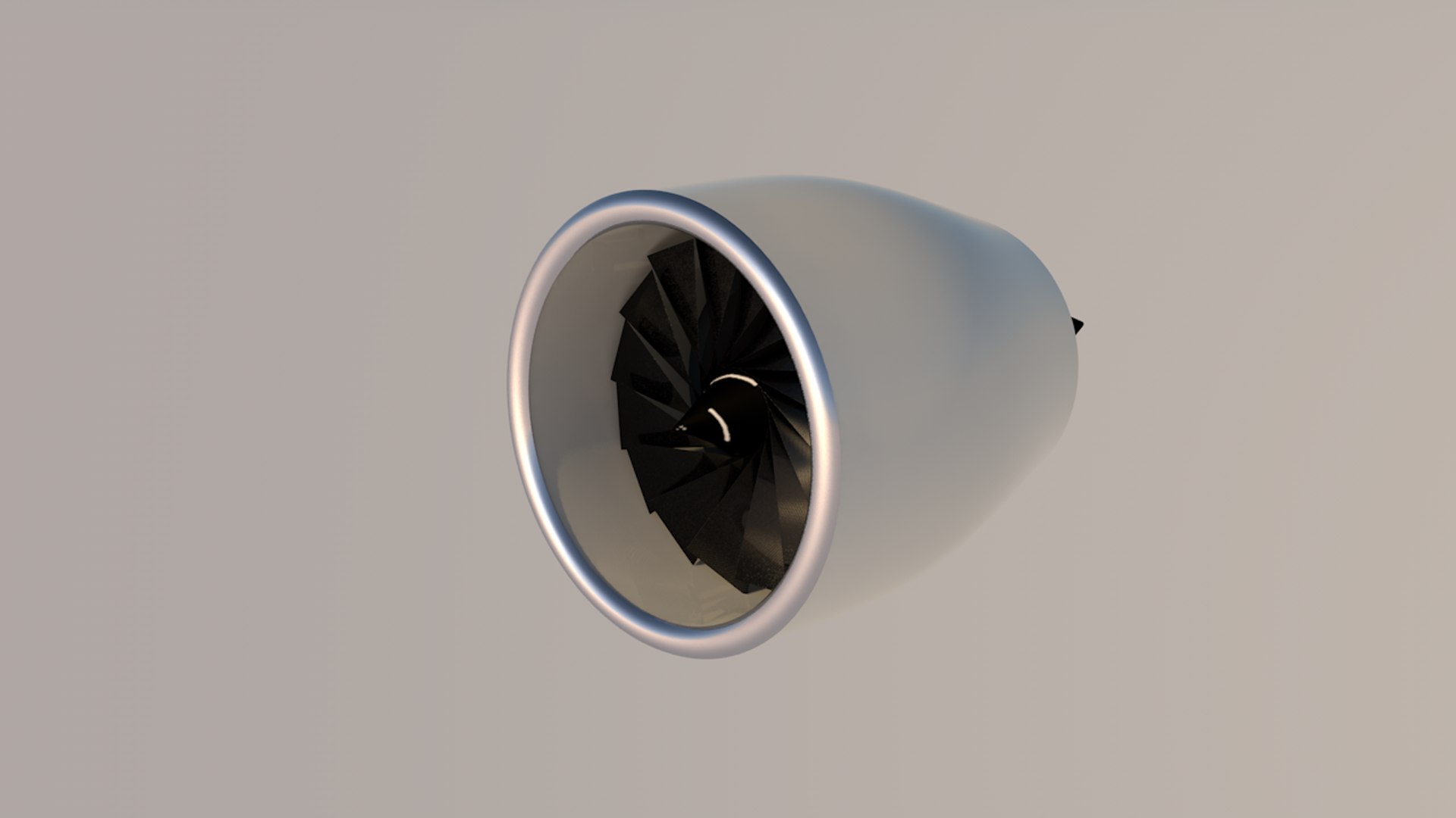 Simple Jet Engine 3d C4d
