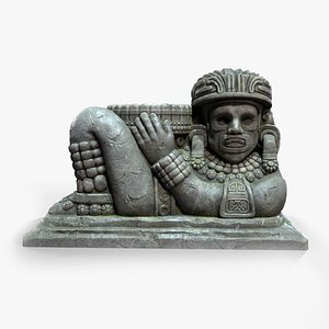 Statue Aztec Chacmool 3D model