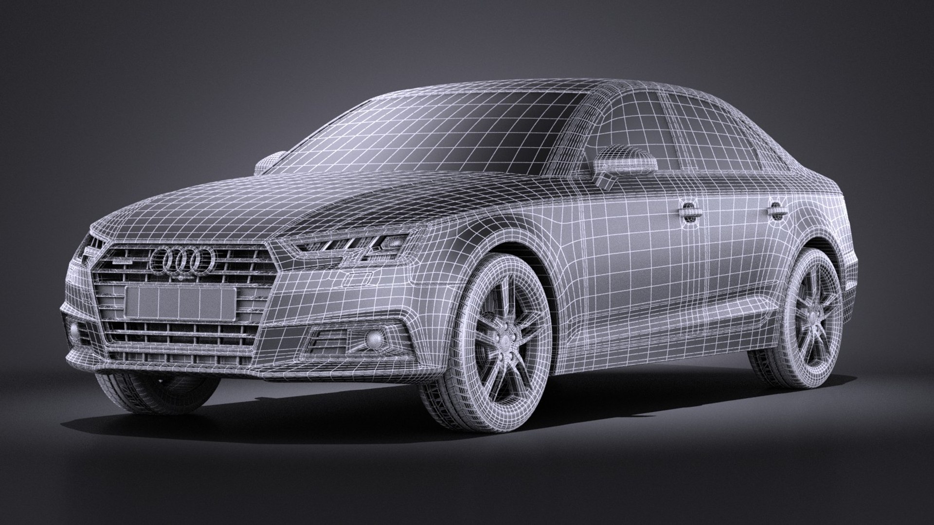 3d 2016 sedan audi