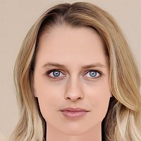 Teresa Palmer Head - No Hair - Low poly head for game
