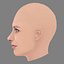 Teresa Palmer Head - No Hair - Low poly head for game