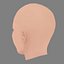 Teresa Palmer Head - No Hair - Low poly head for game