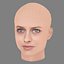 Teresa Palmer Head - No Hair - Low poly head for game