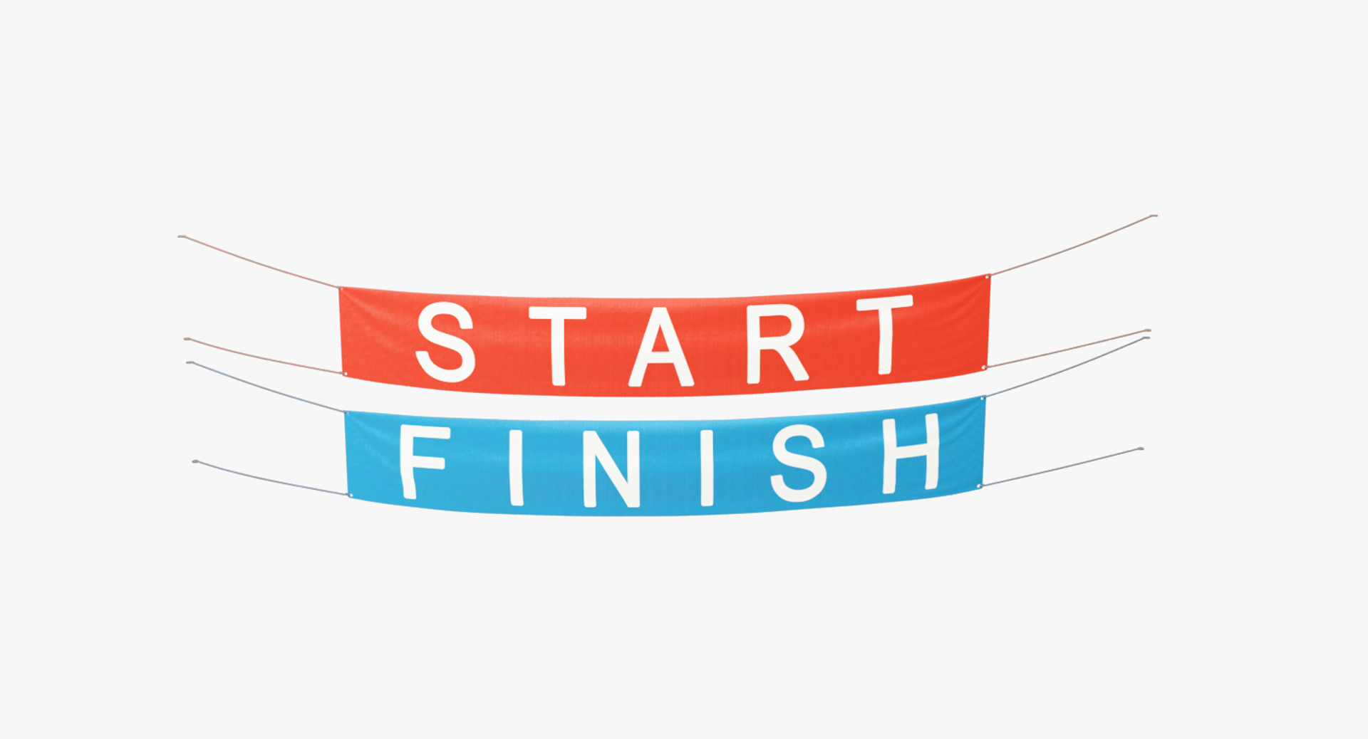 Start Finish Banners 3D - TurboSquid 1230444