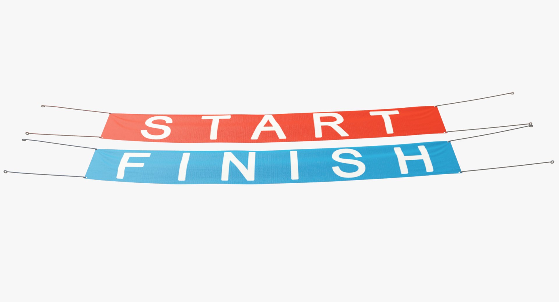 Start Finish Banners 3D - TurboSquid 1230444
