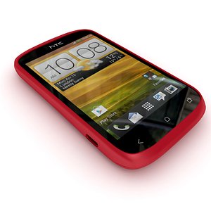 HTC Desire C smartphone Red