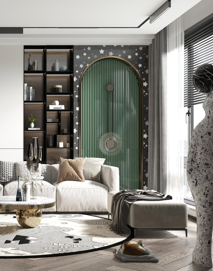 Style Modern Luxury Room Living model - TurboSquid 2122688