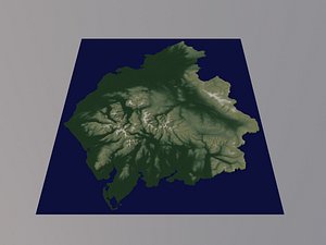 english lake district cumbria 3d max