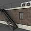 Edifício Industrial Low Poly