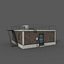Edifício Industrial Low Poly