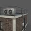 Edifício Industrial Low Poly