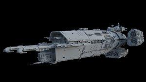 3D Sci Fi - Space Battleship model