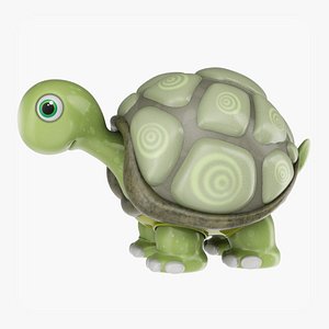 3D cartoon tortoise