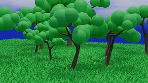 arbre foret 3D model