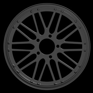 3D car rim model