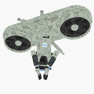 Sci Fi Medical Drone 3D model