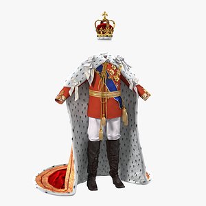 royal king costume fur max