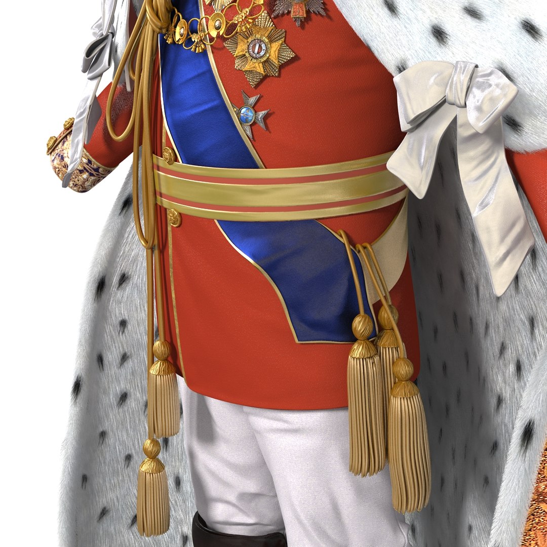 royal king costume fur max