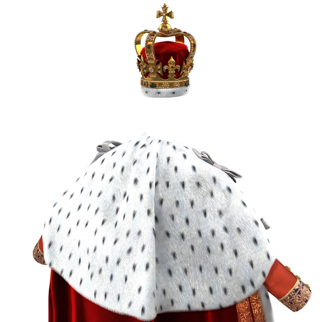 royal king costume fur max
