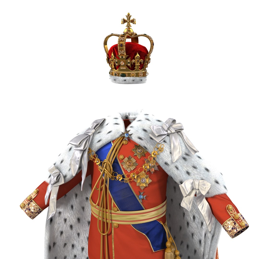 royal king costume fur max