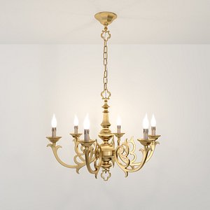 maya 6 chandelier possoni